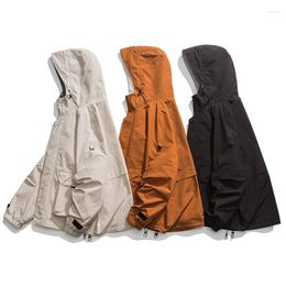 Men's Jackets Clothing Windbreaker Jacket 2023 Autumn Fashion Quality Hooded Coat Custom