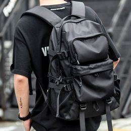 School Bags Sell Well Casual Street Style Male Backpack Large Capacity 17inch Laptop Travel BackPack Tiding University College Schoolbag 230921