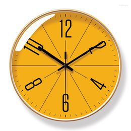 Wall Clocks 2023 Nordic Simple Creative Personality Modern Clock Mute Home Bedroom Restaurant Living Room Decoration