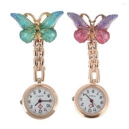 Wristwatches 2pcs Butterfly-designed Watch Useful Student Delicate Pocket