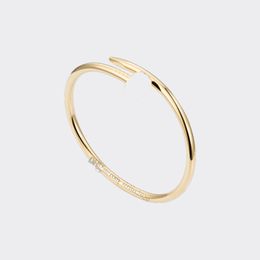 Designer Bracelet Bangle Jewelry for Women Nail Titanium Steel Gold-plated Never Fading Non-allergic Gold Bracelets; Store/21491608 8gwe