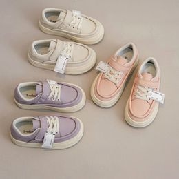 Sneakers Girls board shoes 2023 spring childrens Childrens soft casual shoesoffwhite boys style Korean sneakers 230922