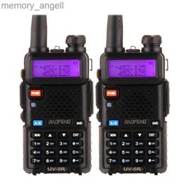 Walkie Talkie 2022.NEW Walkie talkie UV-5R 2pcs/lot two way radio uv5r 128CH 5W VHF UHF 136-174Mhz 400-520Mhz HKD230922