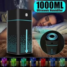 1000ml Large Capacity USB Electric Air Diffuser for Aromatherapy and Humidification- Cool Mist Maker for Home with Essential Oils