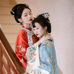 Ethnic Clothing 2021 Traditional Chinese For Women Qipao Top Tang Suit Cheongsam Blouse Vintage Classic Style Shirts207e