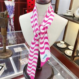 Mens Women Scarf Designer Brand Silk Scarf Luxury Fashion Stripes Letter Neckerchief High Quality Womens Classic Handbag Scarfs275S