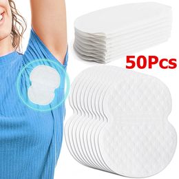 Other Health Beauty Items 50Pcs Unisex Sweat Pads Summer Deodorants Underarm Anti Perspiration Disposable Armpit Absorb Shield Pad 230921