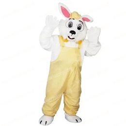 Halloween Cute Rabbit Mascot Costume Carnival Easter Unisex Outfit Adults Size Christmas Birthday Party Outdoor Dress Up Promotional Props