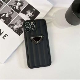 Designer Iphone 14 Phones Cases Phone Cover Case Classic Mens Roman Column 13 Pro Max 11 12 14pro Promax Triangle Soft Phonecase CYG239223