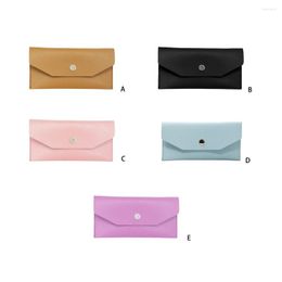 Wallets PU Leather Women Cash Wallet Replacement Snap Button Elegant Purse Pink