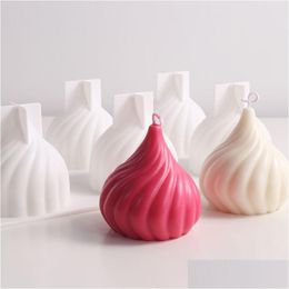 Other Arts And Crafts Creative Onion Head Candle Mold Aromatherapy Sile European Holiday Gift Decoration Candles Making Molds 202209 Dhjkl