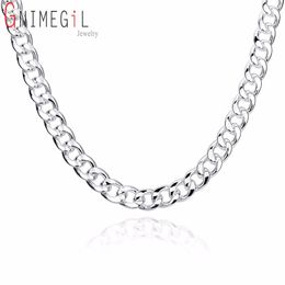 10mm 20 24 heavy cuban curb chain mens necklace fashion men Jewellery silver 925 mens brazilian chains necklaces268x