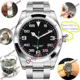 high quality Stainless Steel automatic watch 39mm 2813 Black Calendar Dial Without Calendar montre de luxe Swimming Waterproof Me3071