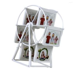 Frames Rotating Ferris Wheel Picture Frame Desk Table Vintage Po Personalized Family Shows For Home Decor