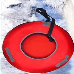 Sledding Custom round towable pvc inflatable snow tube winter sports sled 230922