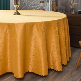 Table Cloth 2023 Round Tablecloth Red Anti-scalding Disposable_Kng2700