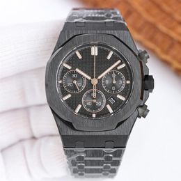 Mens Watch Automatic Mechanical 7750 Movement Chronograph Watches 41mm Super Luminous Business Wristwatch Sapphire Waterproof All 293l