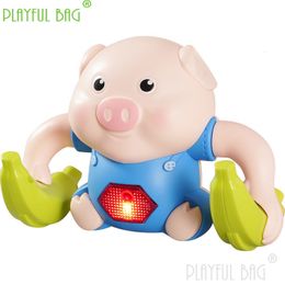 ElectricRC Animals Electric Pig Dump Truck Music Voice Control Inductive Technology Fun Kids Pools Water Activities Bath Perfect Toy for Toddlers 230922