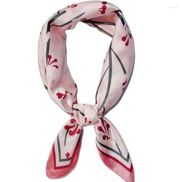Scarves Silk Scarf Classic Letter Chain Jacquard Series Women's Square Packing Warm Shawl Qy20058