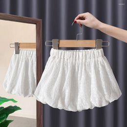 Shorts Girls Sweet Summer Kids Children Baby Embroidery Buds Culottes Fashionable Wide-legged Pants