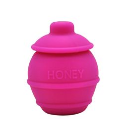 New Colorful Portable Nonstick 35ML Wax Containers Pill Silicone Box Jars Tool Storage Jar Oil Holder Hookah Shisha Accessories