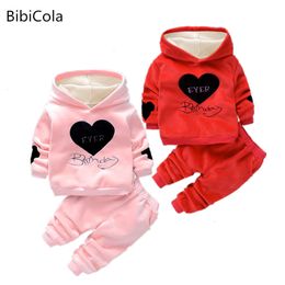 Clothing Sets born Baby Clothing Set Spring Autumn Infant Girls Fashion Tracksuit Set Topdenim overall pants Toddle Kids denim Clothes 230922