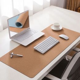 Mats Pads Double Side Mouse PU Leather Mousepad Carpet Mat Anti dirty Pad Office Computer Laptop Desk Large 230923