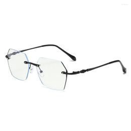 Sunglasses Metal Optical Glasses Frameless Frame Computer Goggles Fashion Eyewear For Unisex Women Men