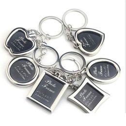 Keychains Lanyards Ups Fedex Blank Metal P O Keychain Novelty Heart Lover Key Ring Charm Holder Chains Drop Delivery Fashion Access Dhzmb