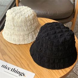 Wide Brim Hats Summer Sunscreen Bucket Hat Casual Chiffon Thin Style Sun Protection Beach Cap Fisherman Women Girls