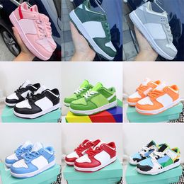 Çocuk Ayakkabı Düşük Erkekler Sneaker Bebek Pembe Mavi Tıknaz Panda Toddler Kaykay Eğitmenleri Çocuk Spor Ayakkabı Çocukları Siyah Argon Atletik Açık Boyut 22-35