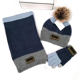 Winter Hat Scarf Glove Set Womens Warm Knit Beanie Hat Touchscreen Gloves Long Scarf Set Soft Touchscreen Gloves And Scarves