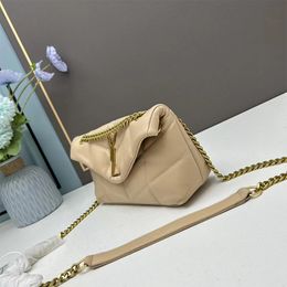 Designer tote bag genuine leather Plain crossbody bag woman handbag classic stripes quilted chains double flap shoulder bags Fashion high quality Y letter