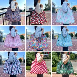 Shopping Bags Foldable Bag Eco-friendly Waterproof Handbag Pouch Takeaway Grocery Eco Practical Travel Home Supplies