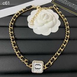 T GG Womens Charm Pendant Necklace Designer Brand Love Gold Necklaces Classic Luxury Gift Pearl Necklace New Autumn Vintage Design Jewellery