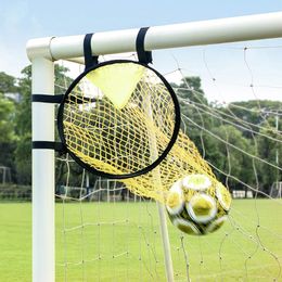 Balls Soccer Training Equipment Football Training Shooting Target Net Soccer Goal Youth Free Kick Practise Shooting Net Soccer Tops 230922