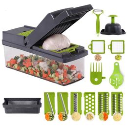 Bathroom Shelves household vegetable cutter Multifunctional Free hands salad Divine Dicer shredder 230922