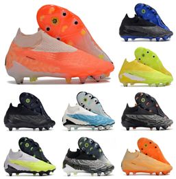 Mens Soccer Football Shoes Phantom- GX Elite DF Link SG Anti Clog Women Boys High Boots Cleats US6.5-11