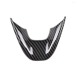 Steering Wheel Covers Car Carbon Fiber V Style Panel Cover Trim Decoration Frame Sticker For I10 2023