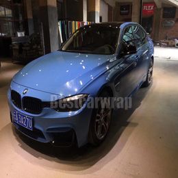 Gloss Abu blue Vinyl wrap FOR Car Wrap with air Bubble vehicle wrap covering foil With Low tack glue 3M quality 1 52x20m 5x67272D