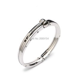 Bangle Metal Bracelet For Men Charm Jewellery Bangle Design Stainless Steel Link Chain Fashion Brand For Gift Black Colour 230923
