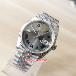 Topselling Super quality Ladies BPF Wristwatches 126234 36mm Stainless Steel Wimbledon dial Sapphire jubilee bracelet Automatic me281M