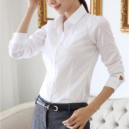 Women's Blouses Shirts Spring Summer Women's Shirt Long Sleeve Women Blouses Ladies Office Shirts Size S-4XL White Shirt Female Blusas Camisas Mujer 230923