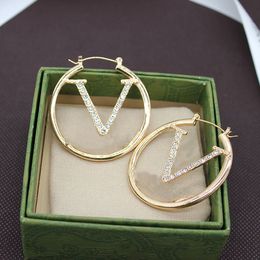Stud Gold silver stud earrings jewlery designer for women men earrings designer jewelry Party Wedding Anniversary Gift designer jewelry High quality earrings