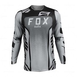 Sufix Fox Men's Downhill Jersey Mountain Bike MTB Shirt Off Road DH Motorcycle Jersey Motocross Sportwear Clothing Mtb Jersey