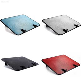 Laptop Cooling Pads 14inch Gaming Laptop Cooler Dual Fan Two USB Port High Speed Silent Laptop Cooling Pad Notebook Stand Metal Fan For Laptop L230923