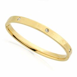 fashion designer bracelet stainless steel jewelry bracelet for men and women high quality diamond bracelet letters gold bracelets 236K