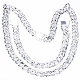 High Quality Men Jewellery Sets Elegant Necklaces Bracelets 925 Sterling Silver 1 1 Figaro Chain231f