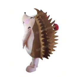 Halloween Hedgehog Mascot Costume High Quality Cartoon theme character Carnival Adults Size Christmas Birthday Party Fancy Outfit