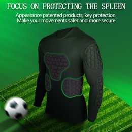 Other Sporting Goods Professional goalkeeper armor uniforms football goalkeeper jerseys thicken EVA sponge elbow goalkeeper sports uniforms 230922